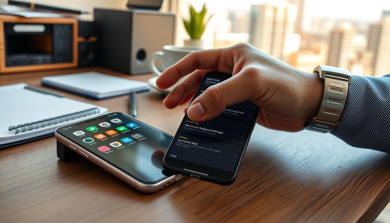 reduce background drain apps