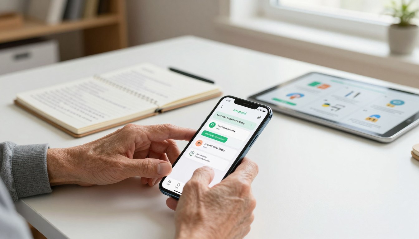 android setup elderly parent stop calling for help