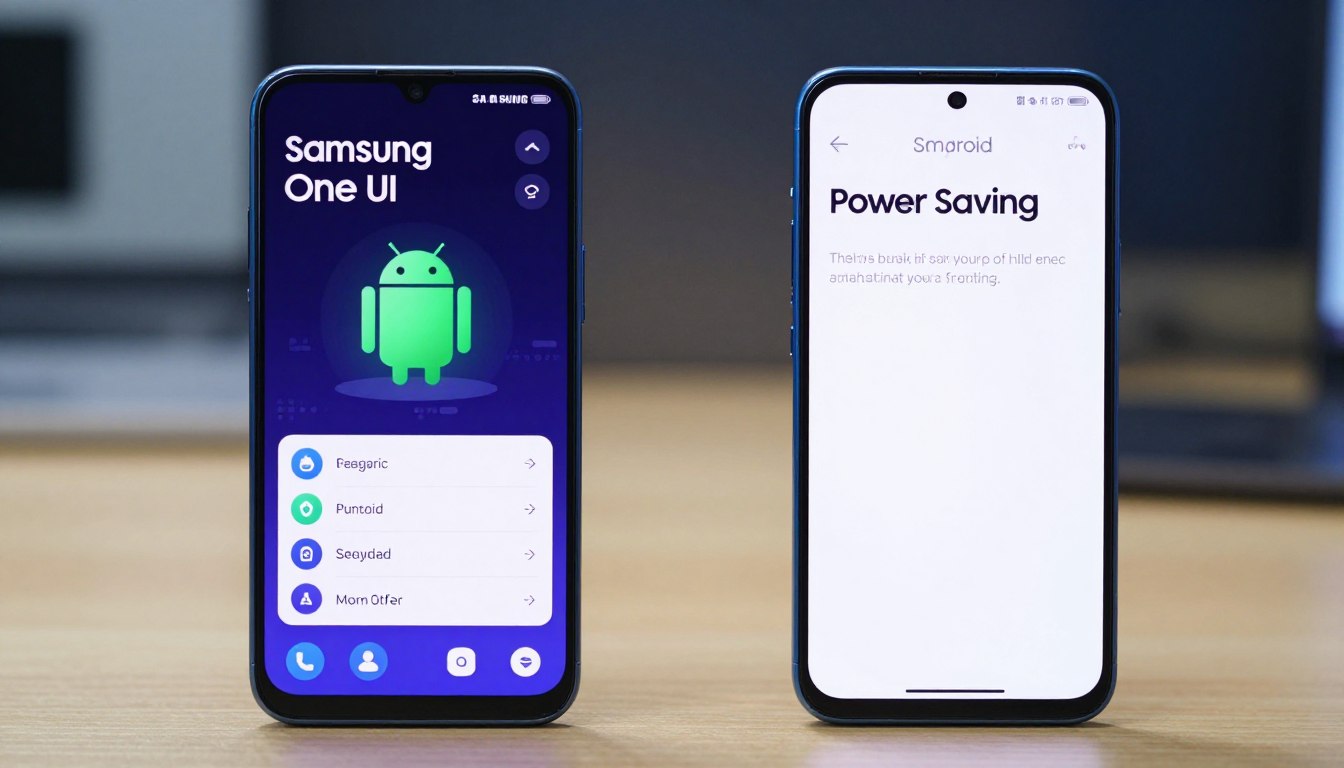 samsung one ui power saving vs stock android