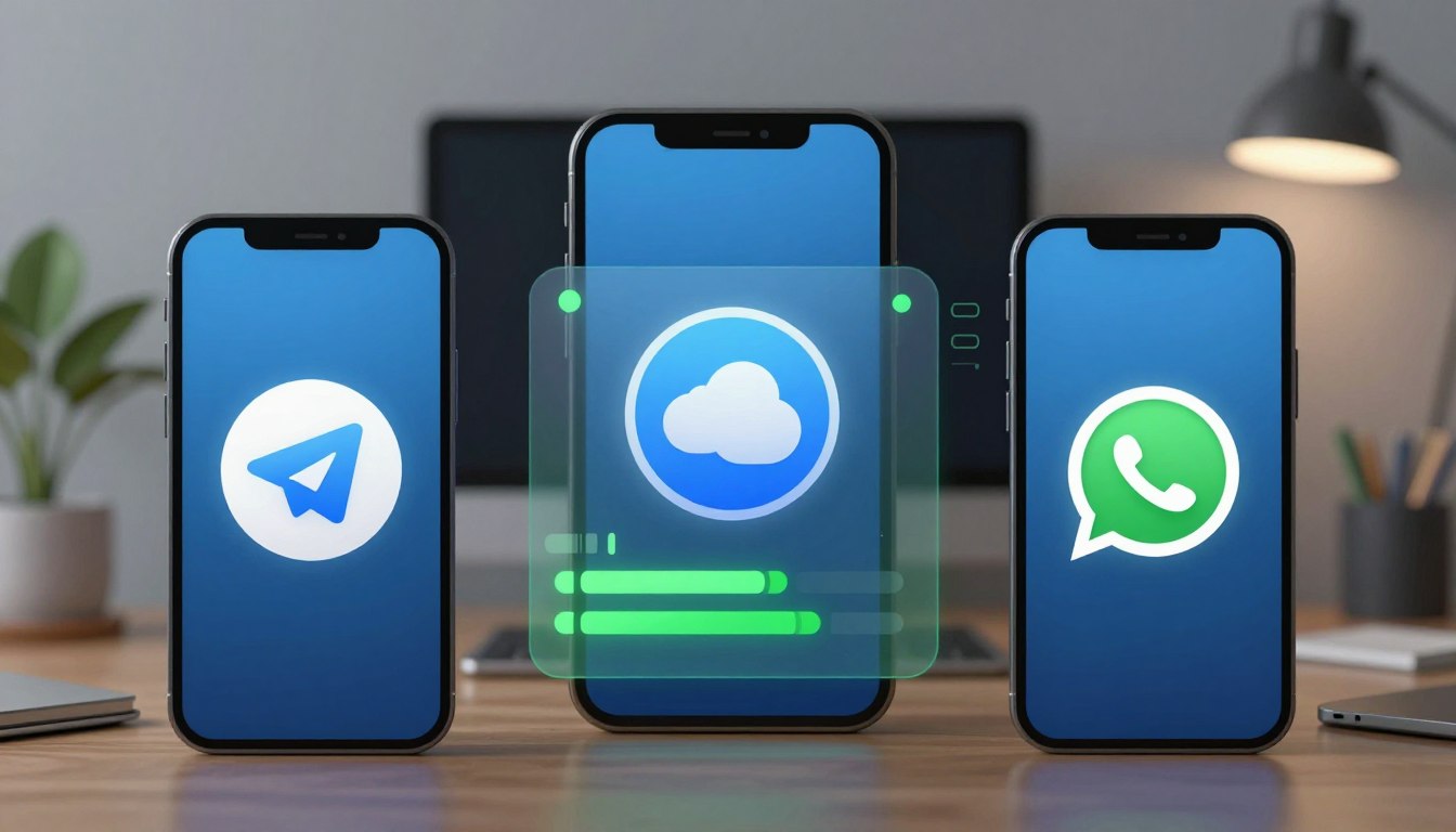 signal vs telegram vs whatsapp storage battery